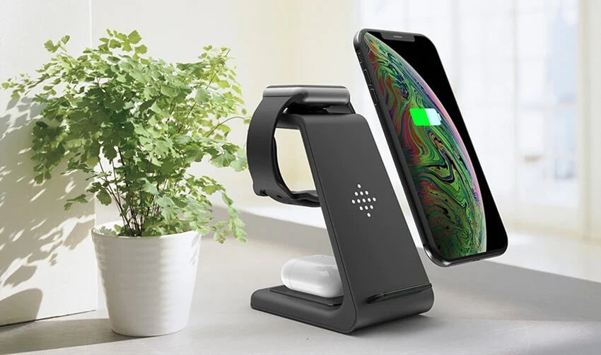 TechBase - 3-IN-1 Wireless Charger