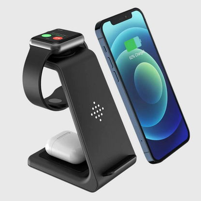 TechBase - 3-IN-1 Wireless Charger