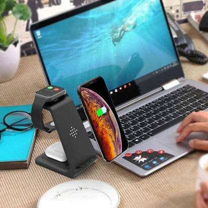 TechBase - 3-IN-1 Wireless Charger