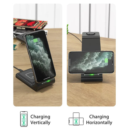 TechBase - 3-IN-1 Wireless Charger